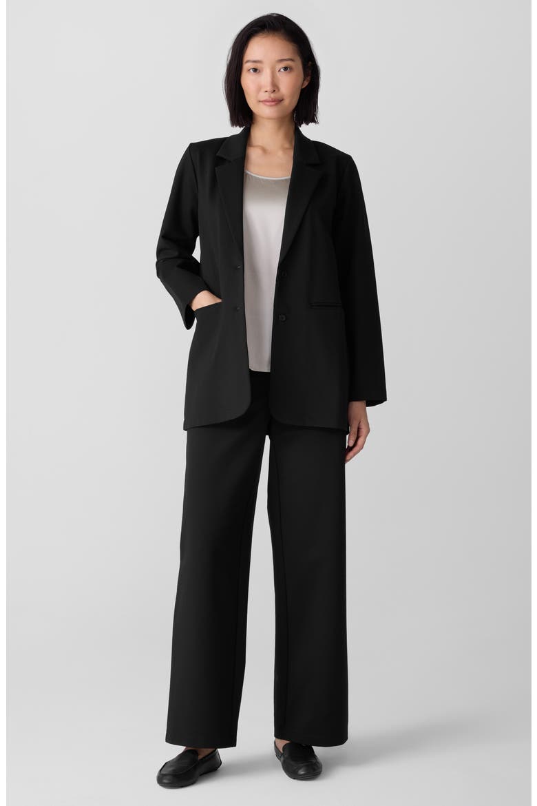 Long Blazer, Alternate, color, BLACK