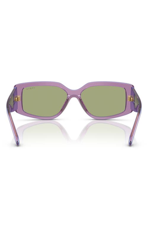VOGUE VOGUE 55MM RECTANGULAR SUNGLASSES