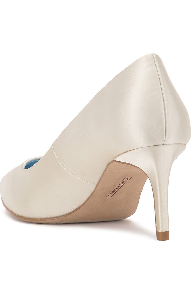 Vince Camuto Kehlia Pointed Toe Pump, Alternate, color, Milk Satin