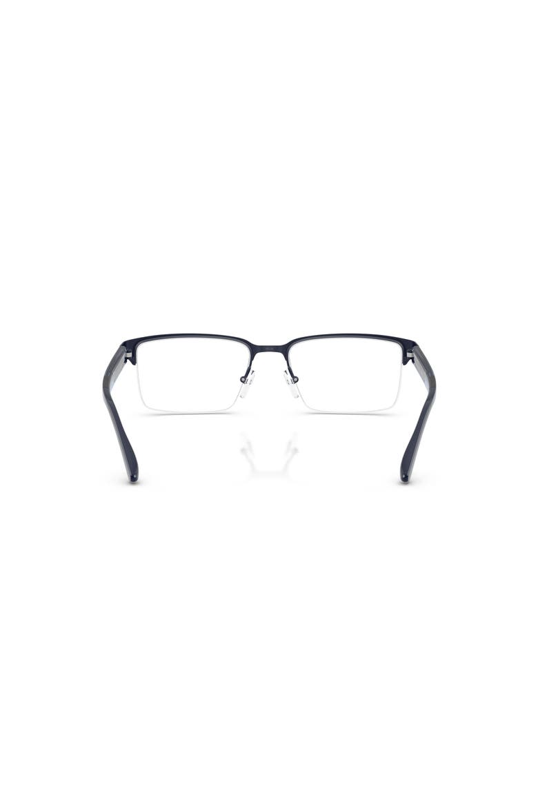 55mm Rectangle optical glasses, Alternate, color, Blue