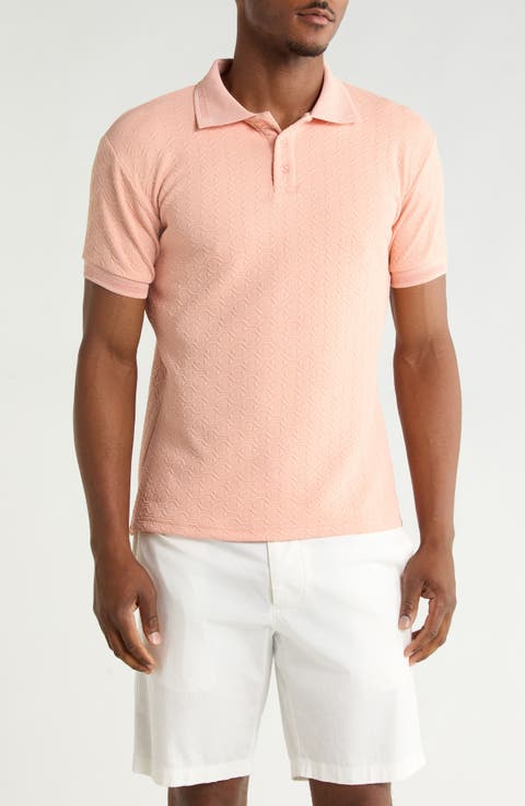 Modern Fit Textured Polo