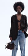 H&M Collarless Blazer