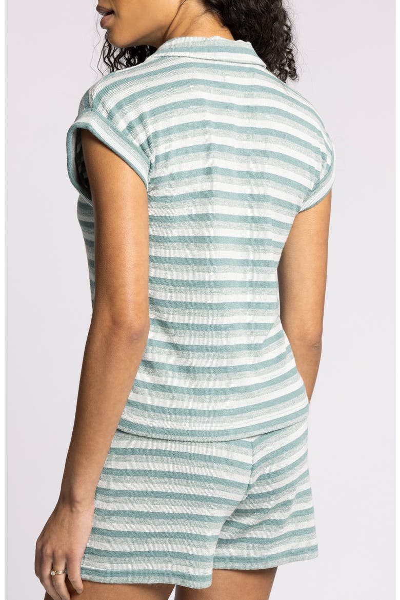 Yori Stripe T-Shirt, Alternate, color, JADE WHITE