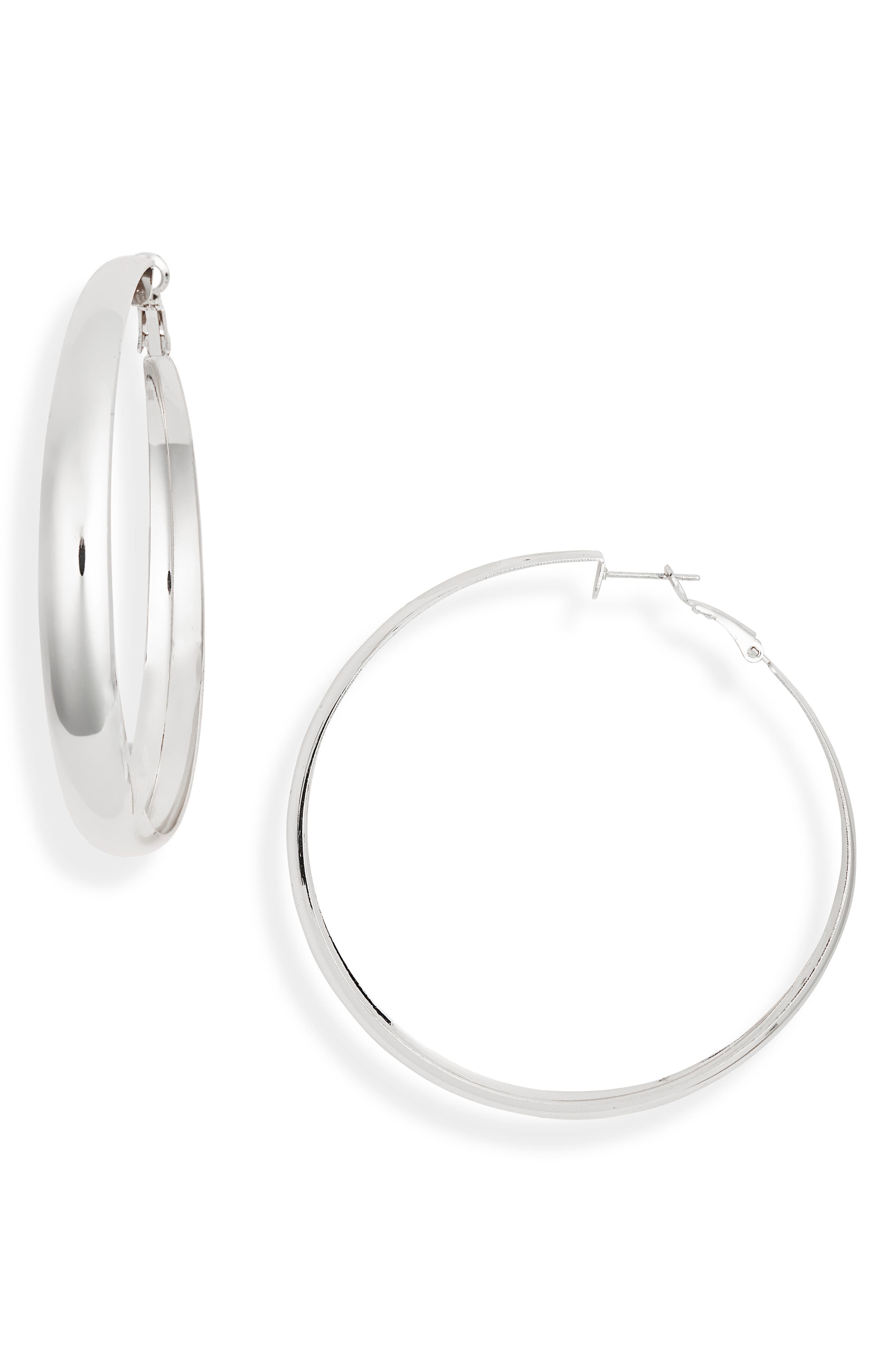 Tapered Hoop Earrings