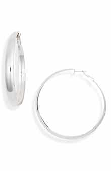 Tapered Hoop Earrings