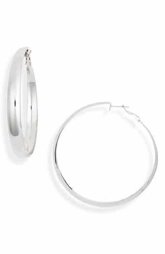 Tapered Hoop Earrings