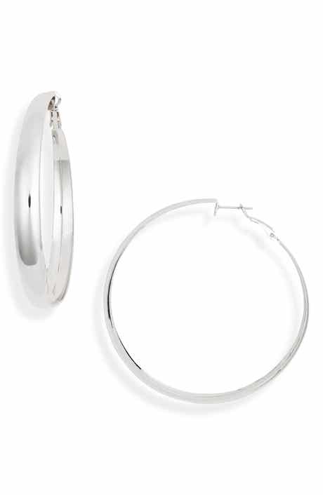 Tapered Hoop Earrings