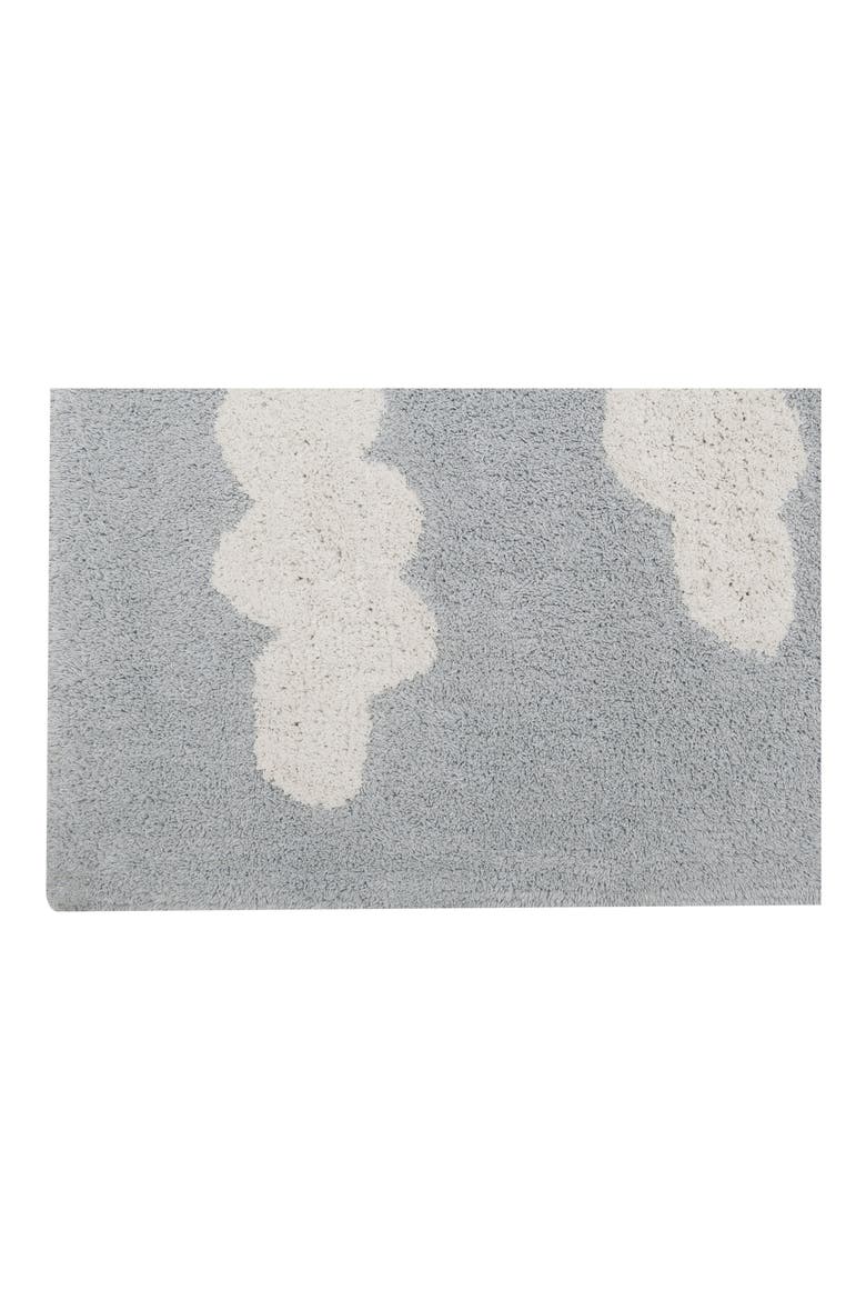 Clouds Rug, Alternate, color, CLOUDS GREY