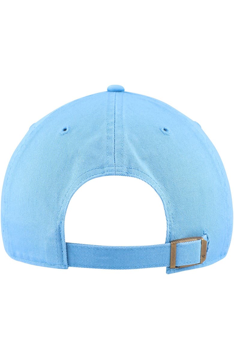 '47 Men's '47 Light Blue Marquette Golden Eagles Clean Up Adjustable Hat, Alternate, color, 