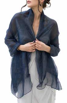 Sparkle Sheer Silk Wrap