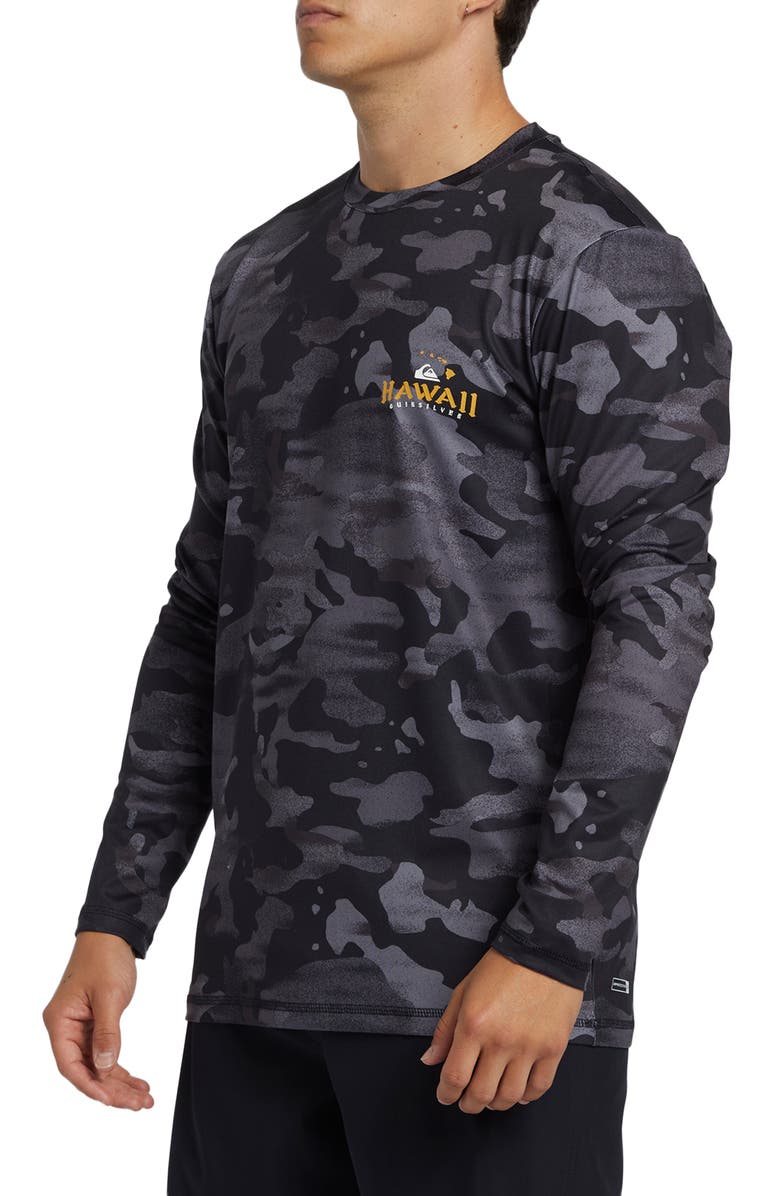 Quiksilver HI Royalty Surf Long Sleeve Rashguard, Alternate, color,