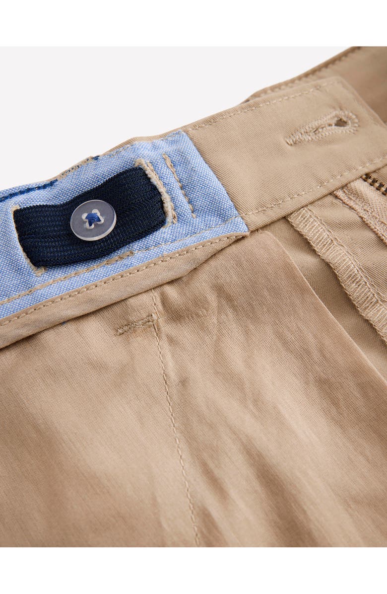 Mini Boden Kids' Classic Stretch Cotton Chino Shorts, Alternate, color, Classic Tan