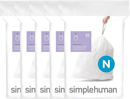 Simplehuman Code N Custom Fit Liners With Quick Dispense Packs