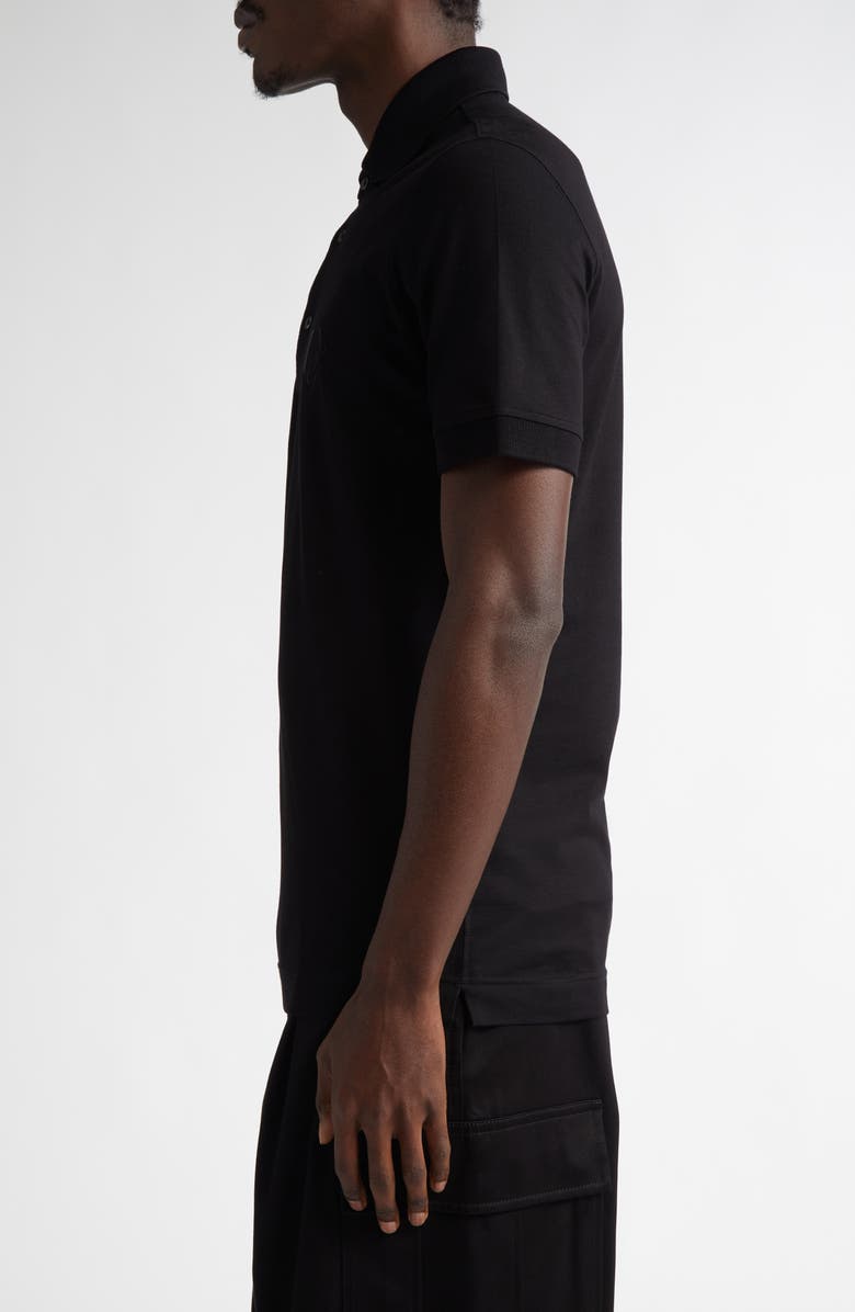 Dolce&Gabbana Embroidered Logo Cotton Piqué Polo, Alternate, color, 