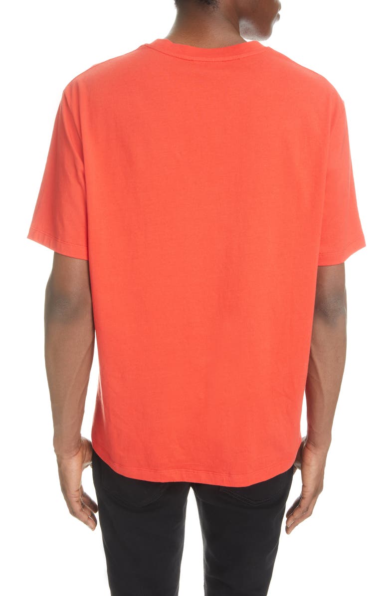Balmain Reflective Logo Embossed T-Shirt, Alternate, color,