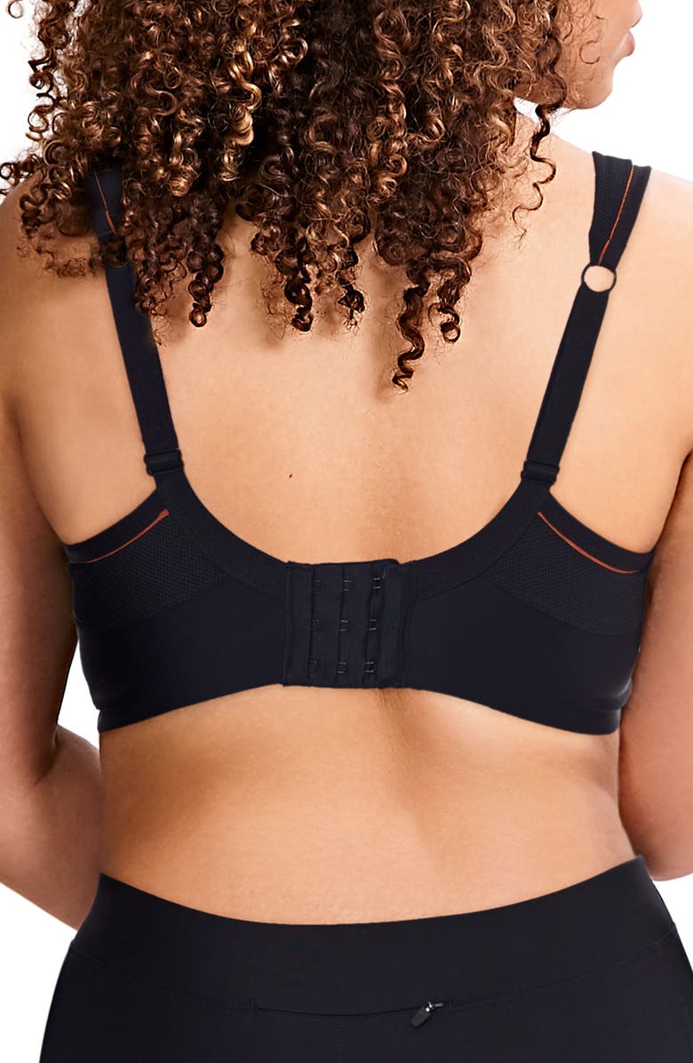Panache Sculptresse Sports Bra, Alternate, color, Black