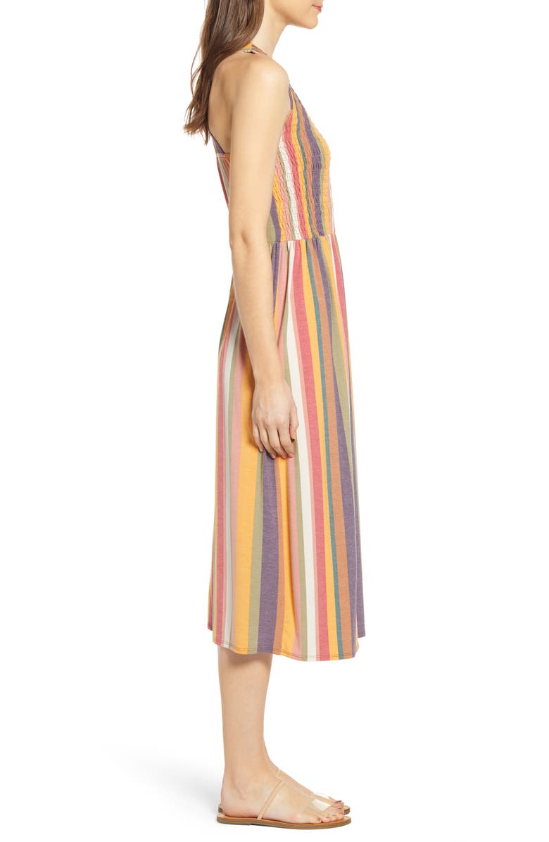 BP. Smocked Midi Dress, Alternate, color, 