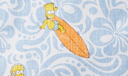 Reyn Spooner The Simpsons Cowabunga Button-down Shirt In Chambray