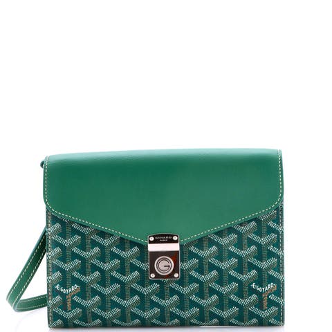 Chypre Wallet on Strap Coated Canvas with Leather