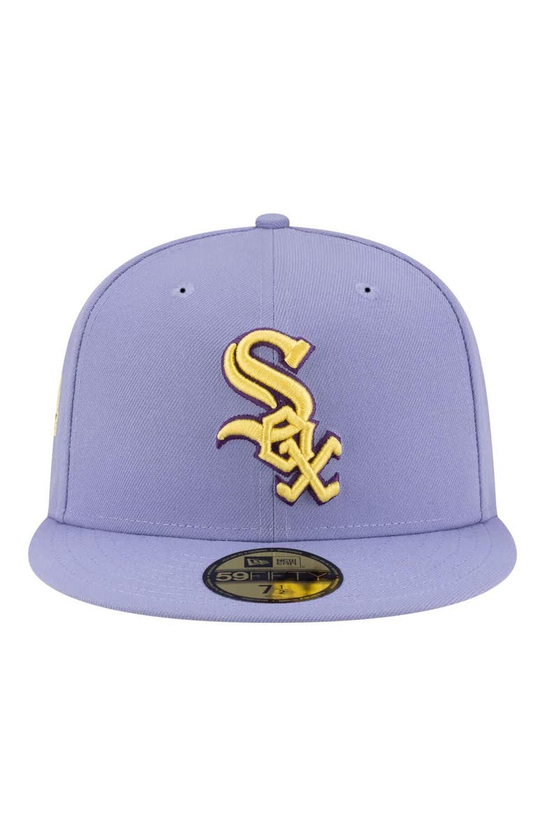 New Era Men's New Era Light Purple Chicago White Sox Lavender Bloom 59FIFTY Fitted Hat, Alternate, color, Light Purple