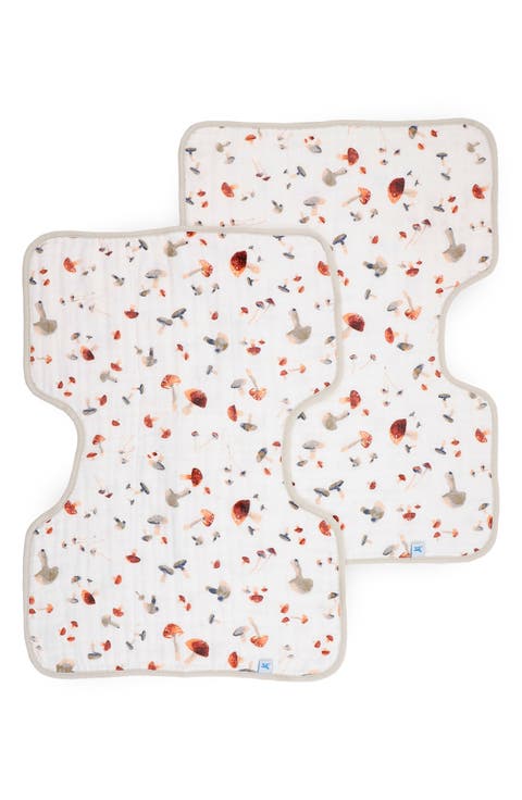 Assorted 2-Pack Cotton Muslin Burp Cloths