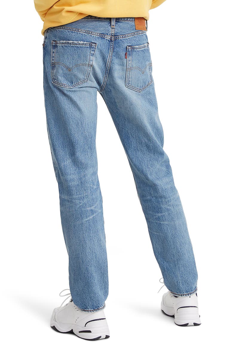 Levi's® 501® '93 Ripped Straight Leg Jeans, Alternate, color, BIKE DX