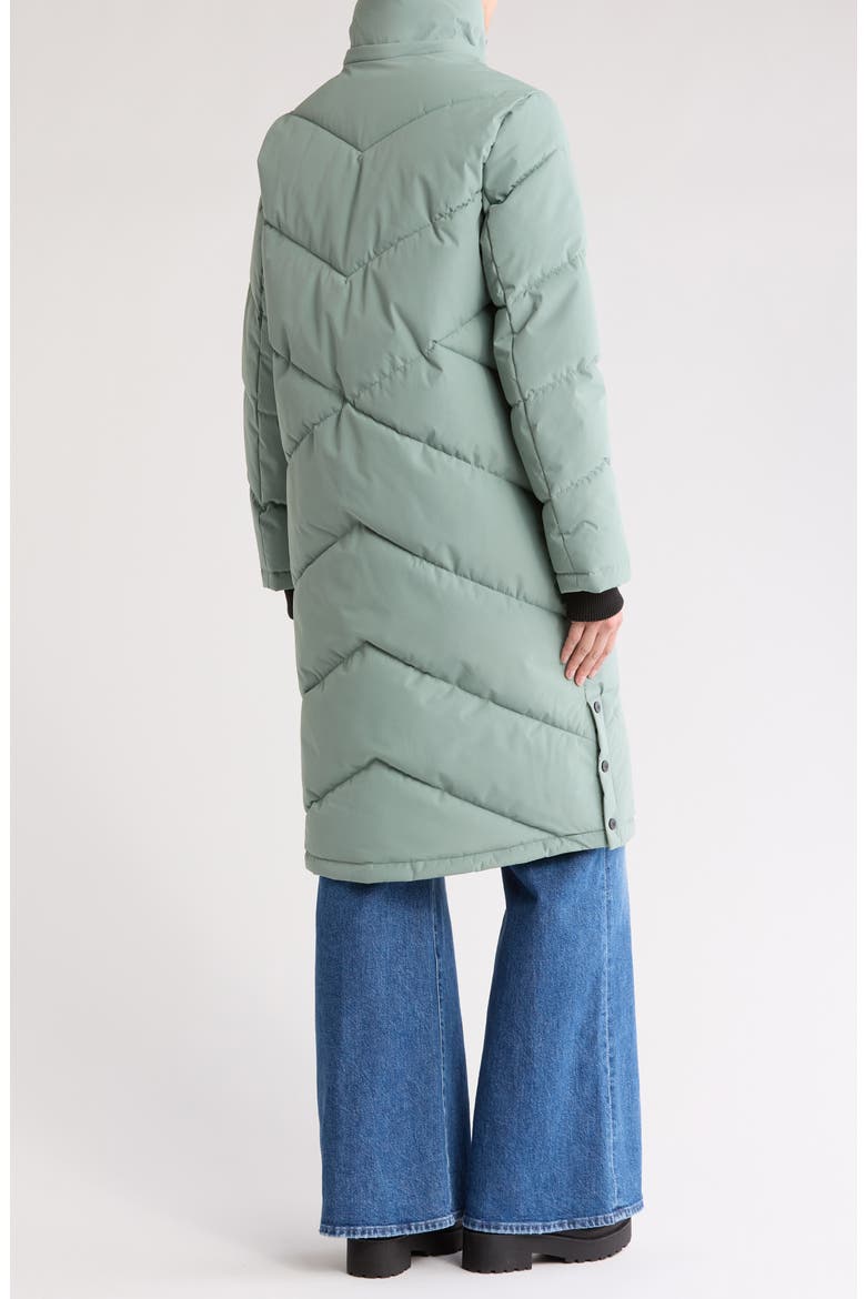 Ellie Waterproof 600 Fill Power WarmFlight® Insulated Coat, Alternate, color, LILY PAD