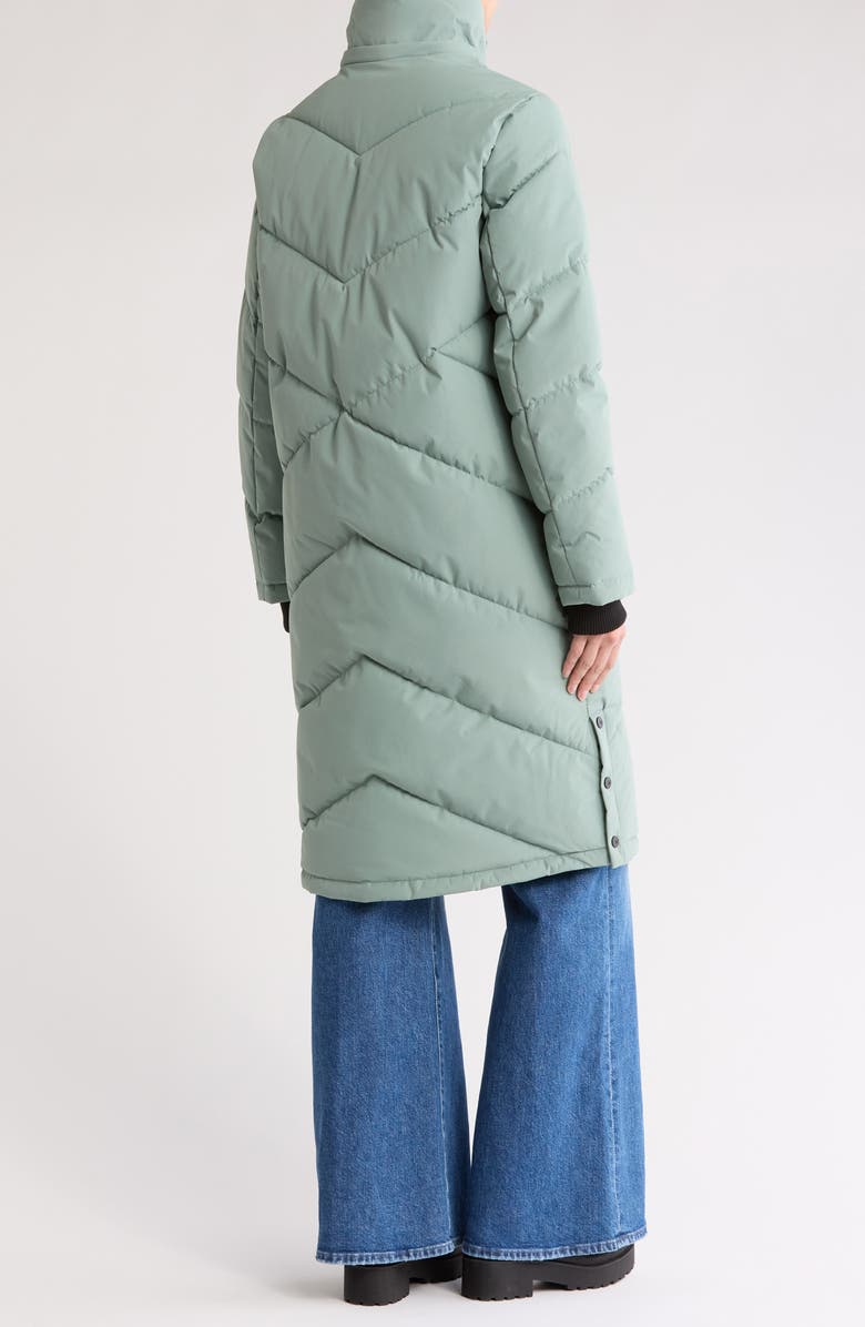 Roxy Ellie Waterproof 600 Fill Power WarmFlight<sup>®</sup> Insulated Coat, Alternate, color, Lily Pad