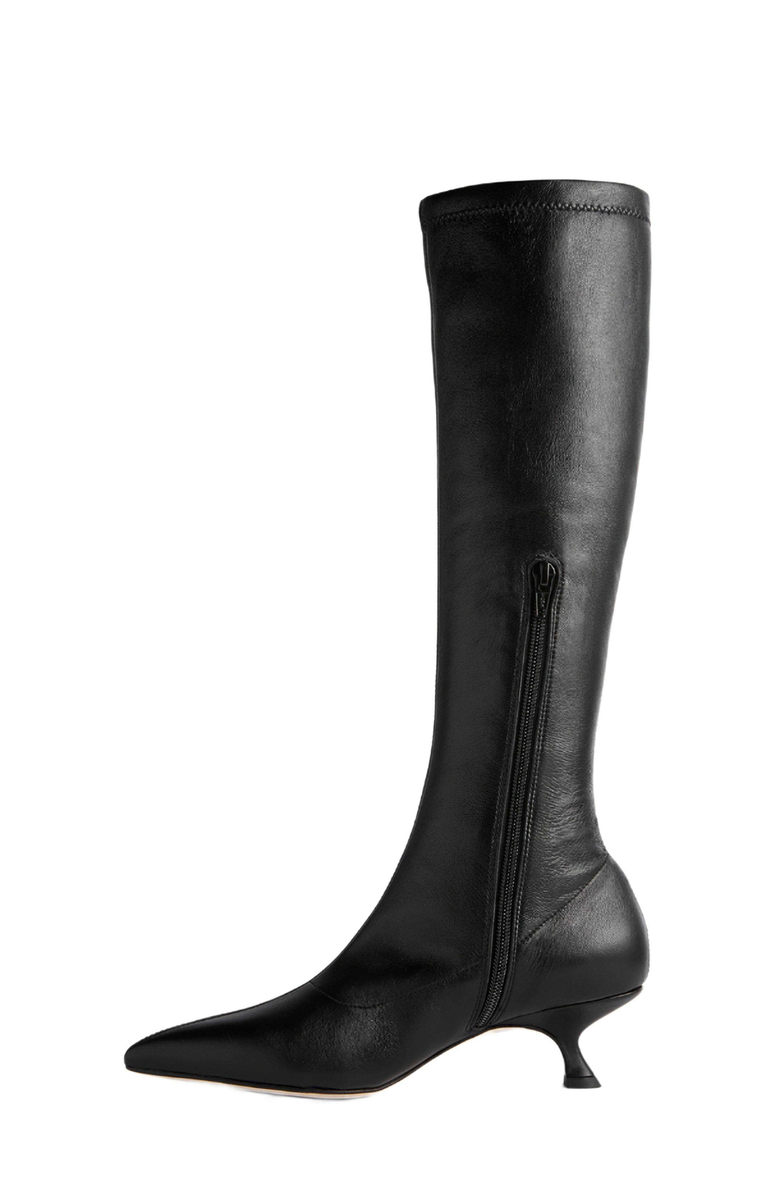 Neil J. Rodgers Seta Stretch Boot, Alternate, color, Black Nappa