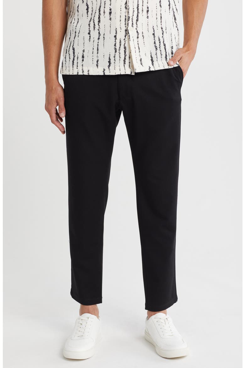 Heathered Pants, Main, color, BLACK