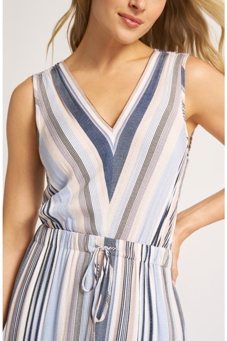Stav Cutout Maxi Sundress, Alternate, color, NAVY-WHITE