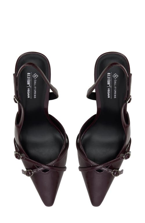 Call It Spring By Aldo Niaa Slingback Pointed Toe Pump In Black