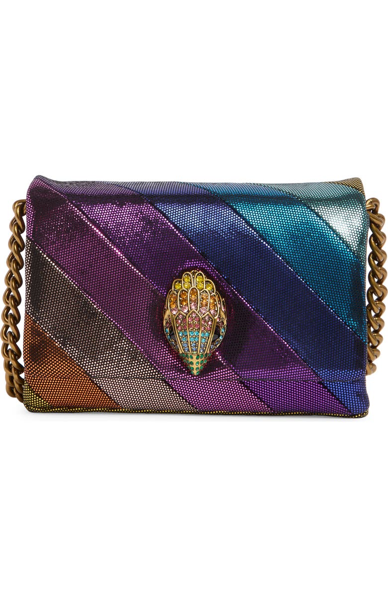 Kurt Geiger London Mini Kensington Flap Crossbody Bag, Main, color,