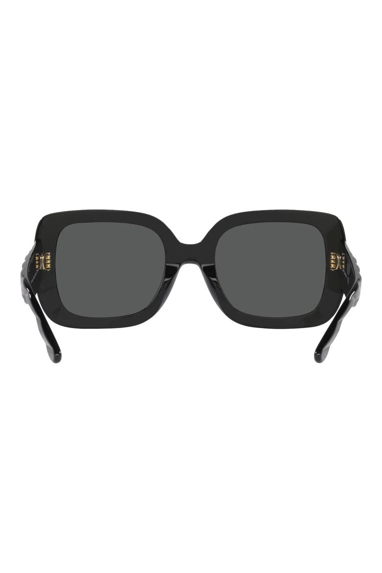 54mm Butterfly Sunglasses, Alternate, color, BLACK