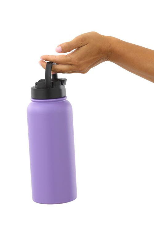 Joyjolt Stainless Steel Water Bottle In Purple