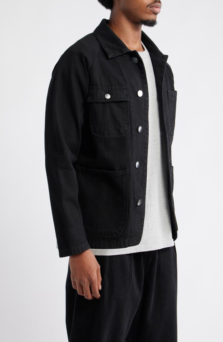 Service Works Organic Cotton Denim Jacket, Alternate, color, Dark Wash