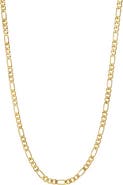 BY ADINA EDEN Chunky Figaro Chain Necklace