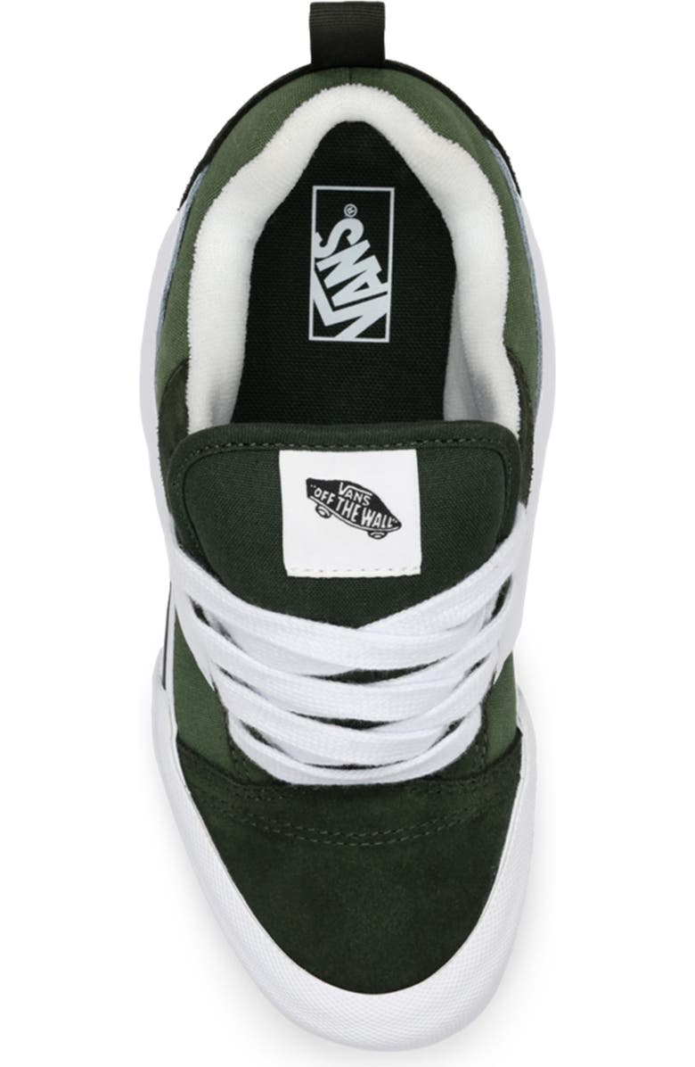 Vans Kids' Knu Skool Sneaker, Alternate, color, Pine Forest