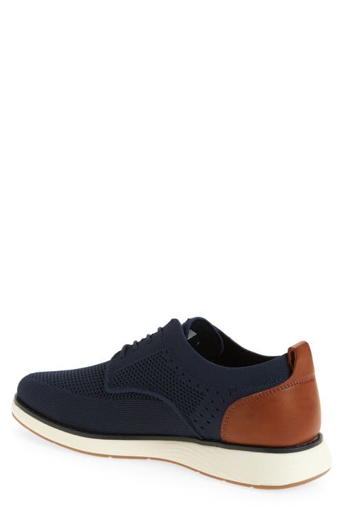 Nordstrom Rack Milo Hybrid Knit Sneaker Derby In Navy Blazer