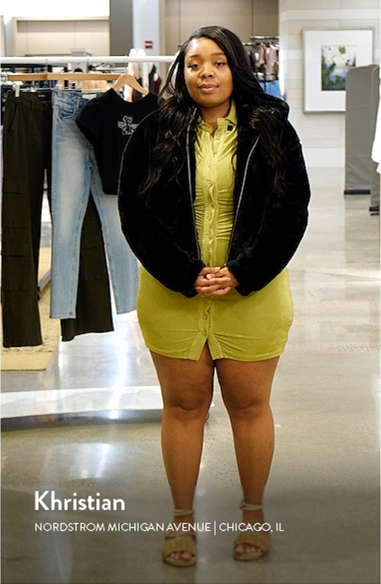 Mandy Faux Fur Hooded Jacket, sales video thumbnail