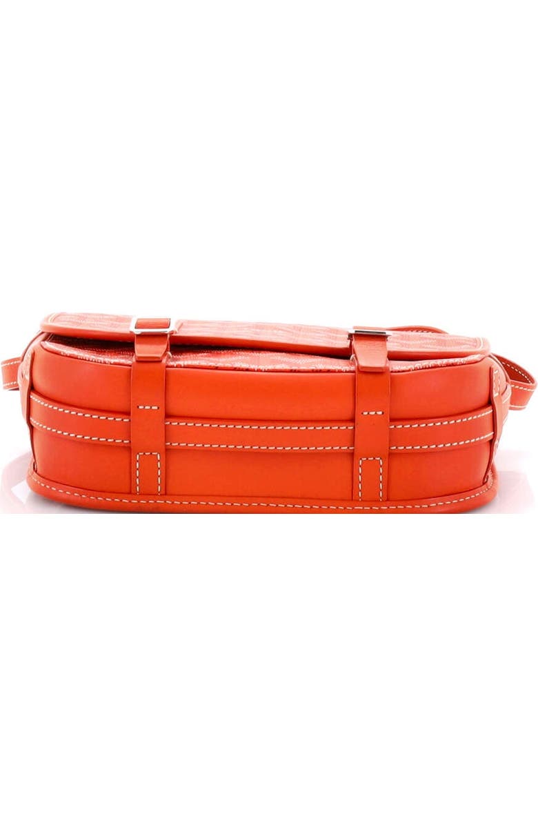 Pre-Owned Goyard Belvedere Messenger Bag Coated Canvas with Leather PM, Alternate, color, Orange