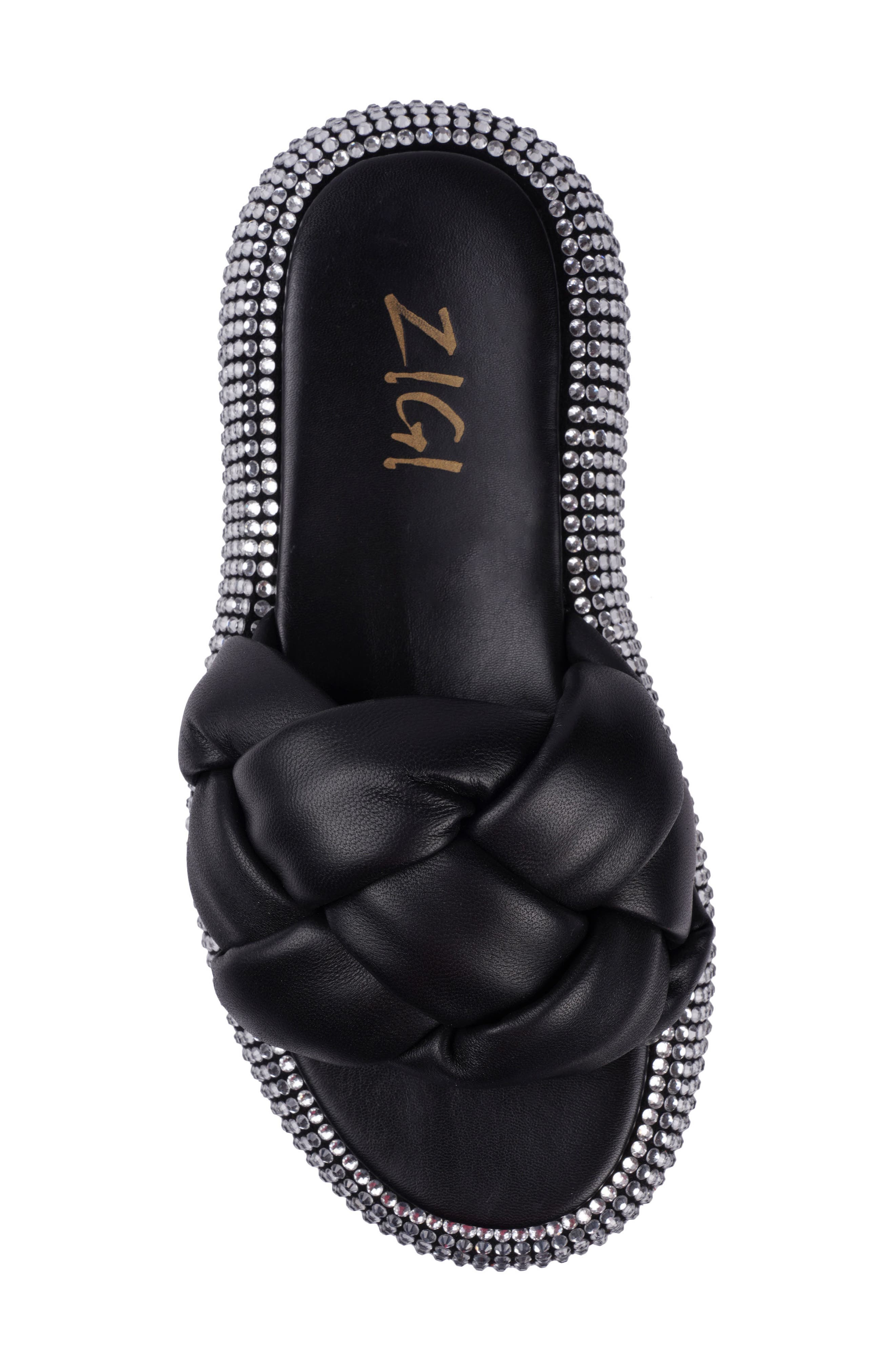 ZIGI Shappy Crystal Platform Slide Sandal, Alternate, color, 