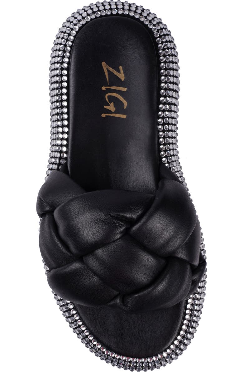 ZIGI Shappy Crystal Platform Slide Sandal, Alternate, color,