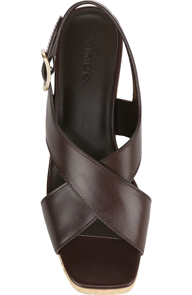 Vince Clementina Slingback Platform Sandal, Alternate, color, Cacao Brown
