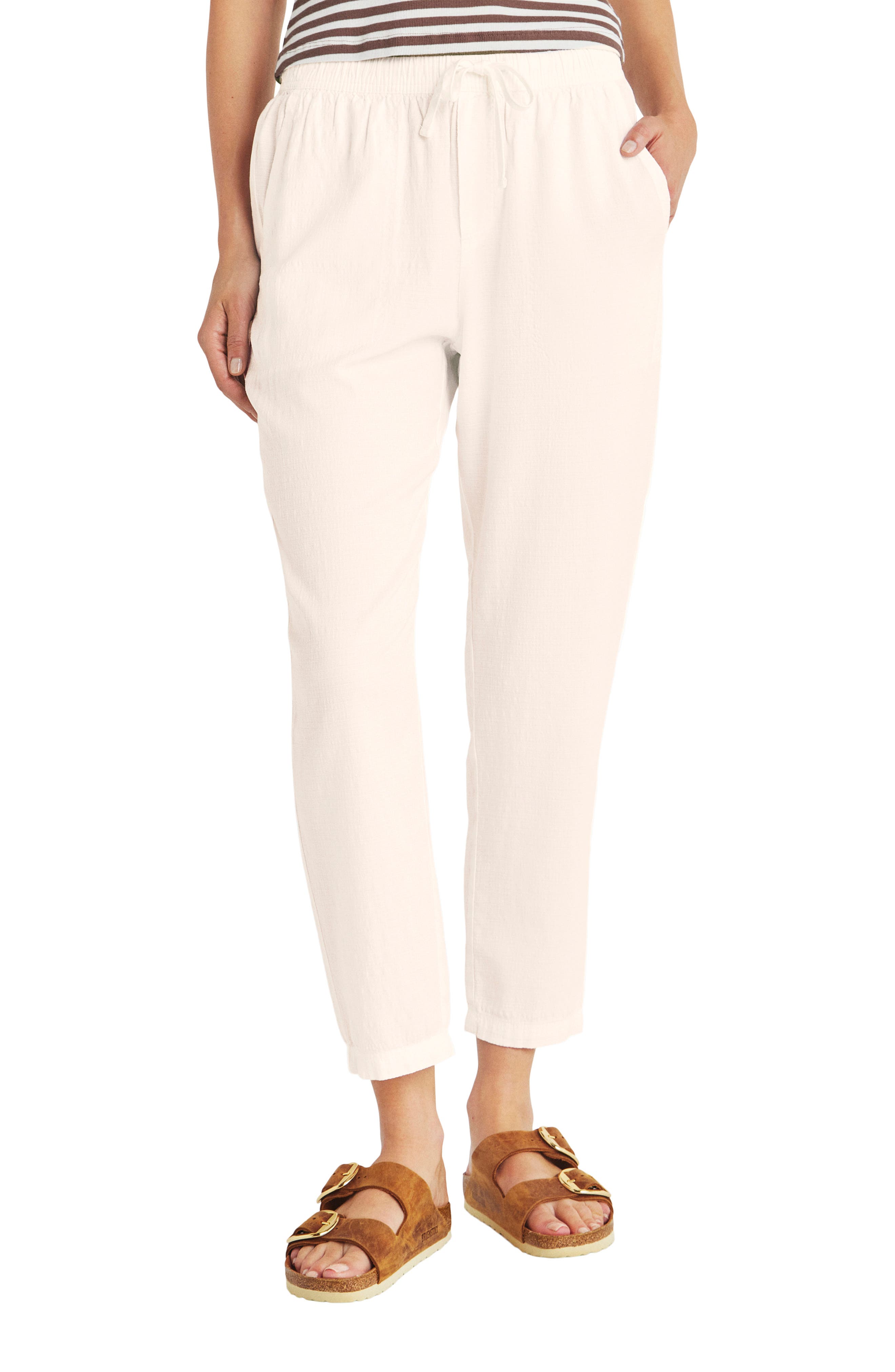 Splendid Angie Straight-leg Pants In Moonstone