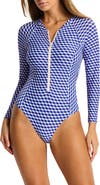 Sea Level Solara Long Sleeve One-Piece Surf Swimsuit