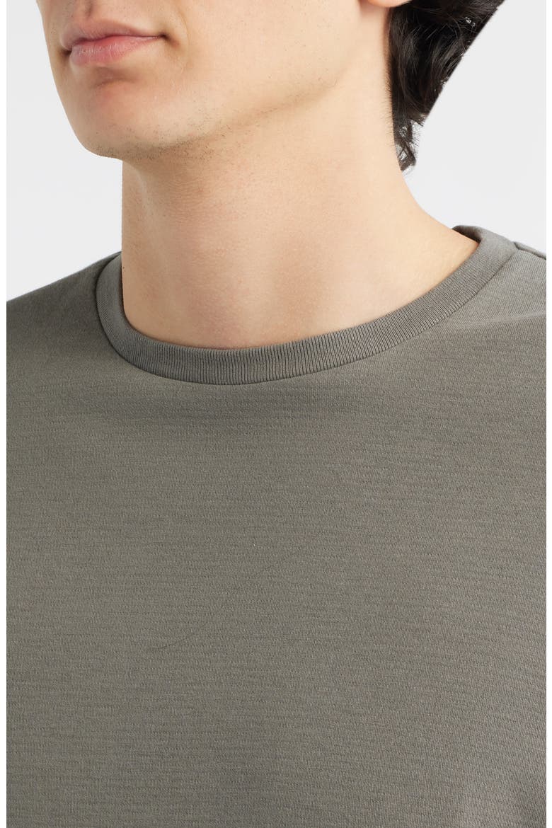 Duo Fold Long Sleeve Cotton T-Shirt, Alternate, color, SMOKY GREEN