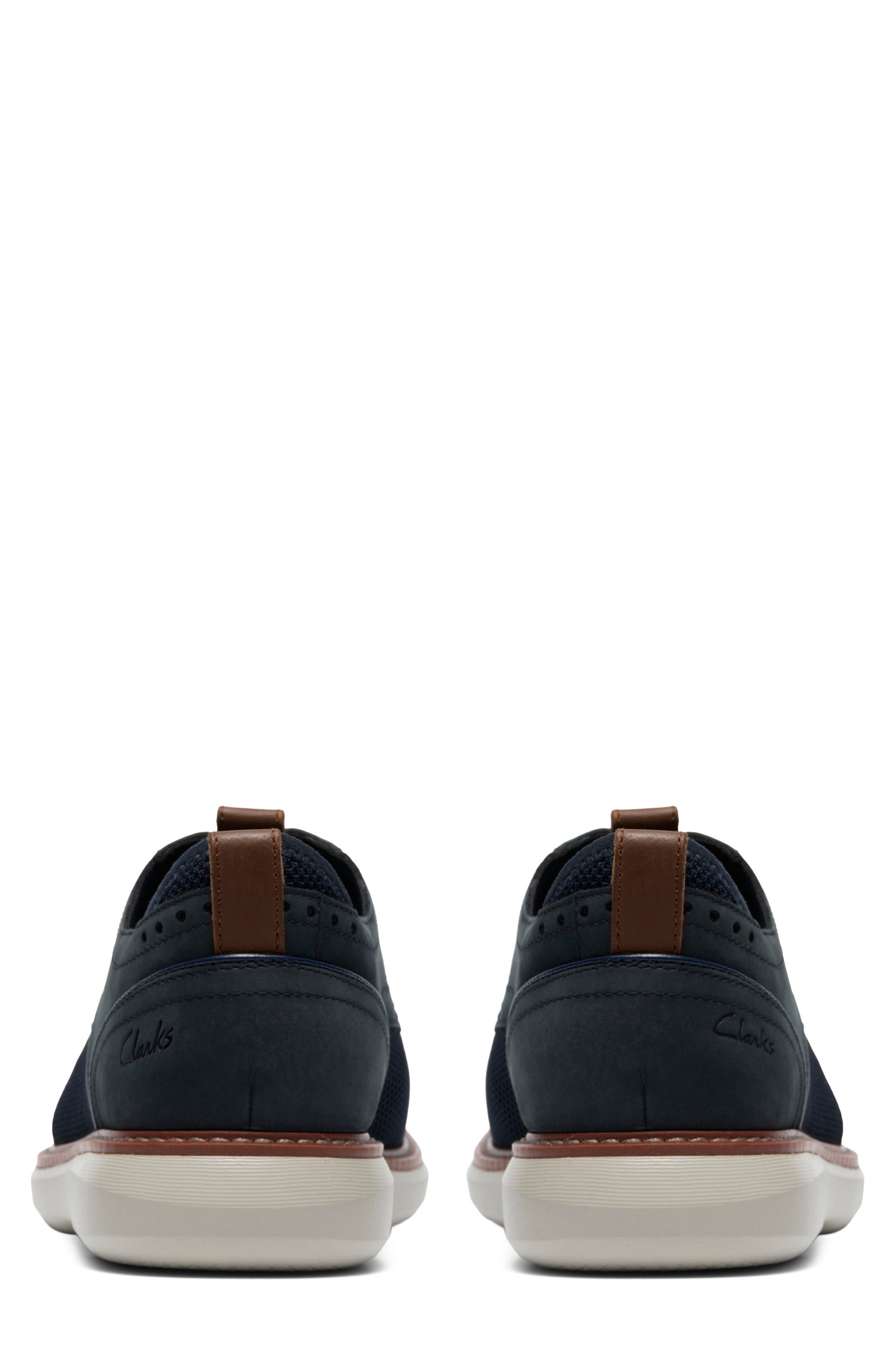Brantin Plaid Leather Oxford Shoe, Alternate, color, NAVY KNIT