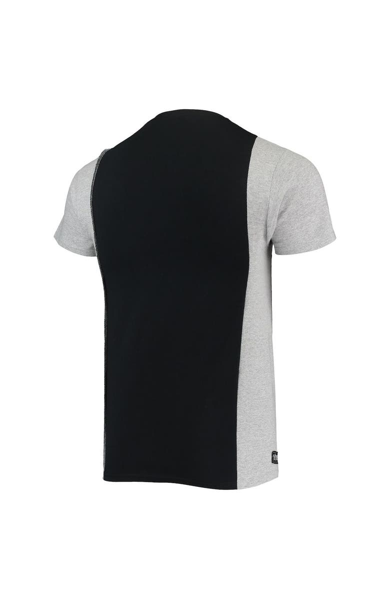 REFRIED APPAREL Men's Refried Apparel Black/Heathered Gray Indianapolis Colts Sustainable Split T-Shirt, Alternate, color, Black