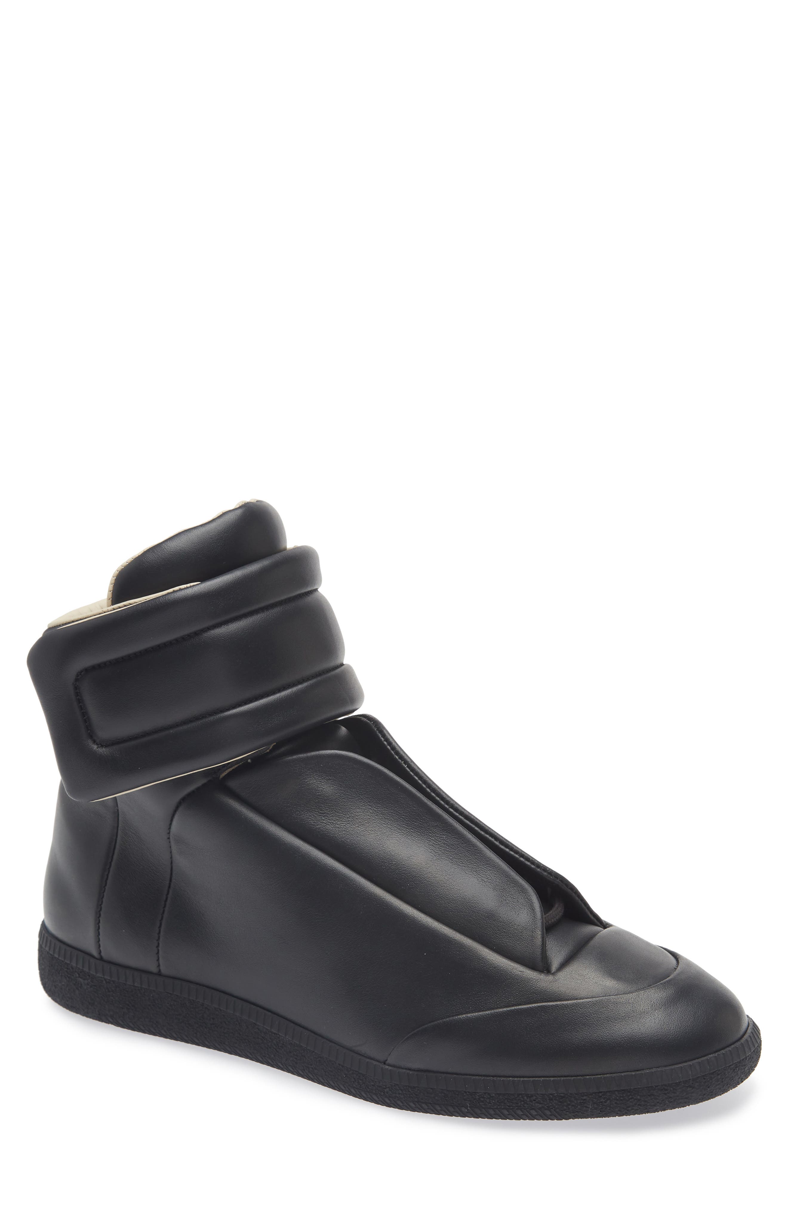 Maison Margiela Future High Top Sneaker, Main, color, Black